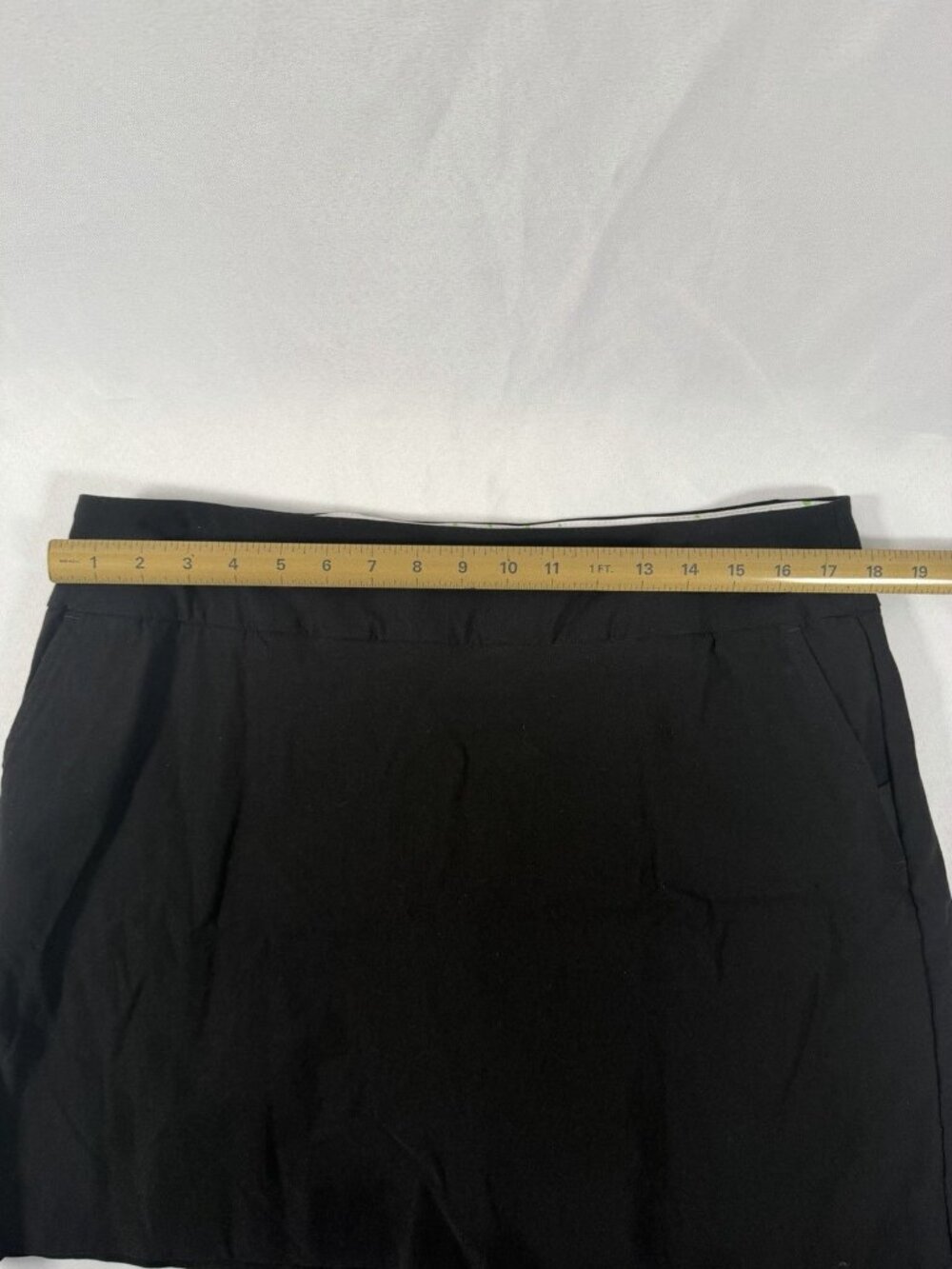 Swing Control Performance Golf Pickleball Skort Size 14 Solid Black Print - Picture 5 of 8